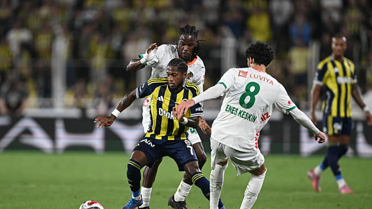 Kanarya'ya soğuk duş! Fenerbahçe - Alanyaspor: 2-2 | MAÇ SONUCU