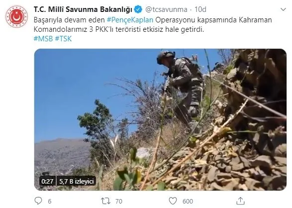 son-dakika-pence-kaplan-operasyonu-kapsaminda-3-pkkli-teroristi-etkisiz-hale-getirdi-1595923510543.jpg Son dakika: Pençe Kaplan Operasyonu kapsamında 3 PKK’lı teröristi etkisiz hale getirdi-1