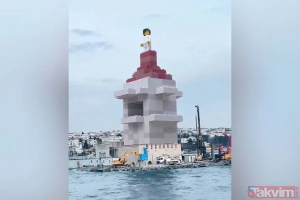 Lego değil gerçek! Kız Kulesi'nde kubbe ortaya çıktı - 13