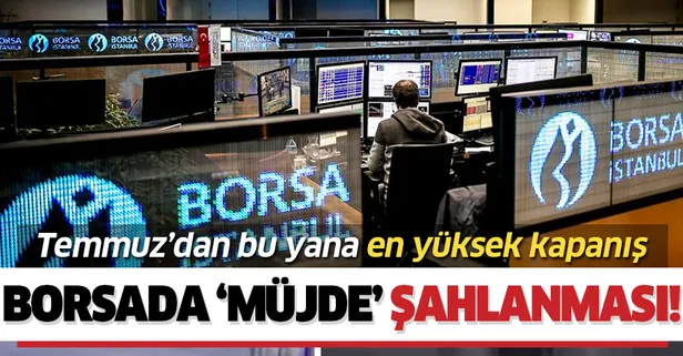 Başkan Recep Tayyip Erdoğan 'müjde' dedi borsa 3 haftanın en yüksek kapanışını yaptı
