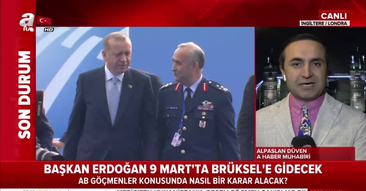 Başkan Erdoğan’da Brüksel’e kritik ziyaret