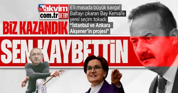 İYİ Parti’den Kemal Kılıçdaroğlu’na salvo! Yavuz Ağıralioğlu çok sert konuştu: İstanbul ve Ankara Akşener’in projesi