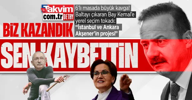 İYİ Parti'den Kemal Kılıçdaroğlu'na salvo! Yavuz Ağıralioğlu çok sert konuştu: "İstanbul ve Ankara Akşener'in projesi"