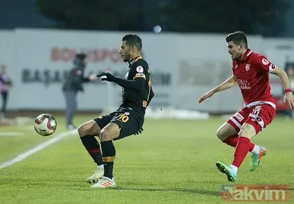 Aslan deplasmanda galip! MS: Boluspor 0-1 Galatasaray
