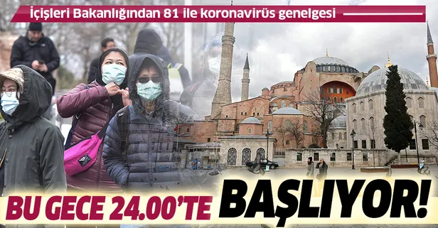 Son dakika: İçişleri Bakanlığından 81 il valiliğine "koronavirüs tedbirleri" konulu genelge