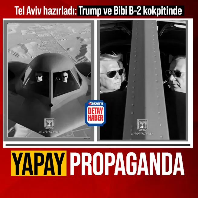 Netanyahu’dan Trump propagandası! Yapay zekayla B2 tehdidi