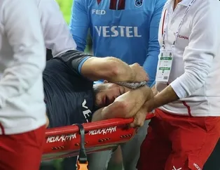 Trabzonspor’da korkutan sakatlık