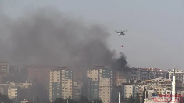 Çanakkale'de yangın!