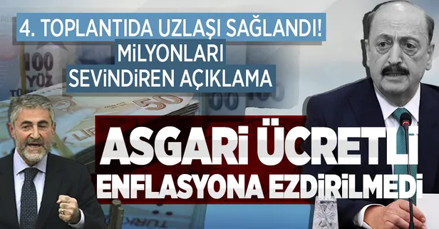 4. toplantıdan uzlaşı çıktı! 2022 yılında asgari ücretin en alt rakamı 4 bin 250 lira oldu