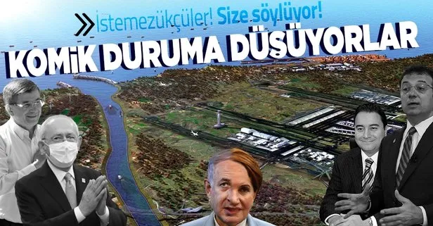 Cumhuriyet tarihinin en büyük projesi! Kanal İstanbul’u eleştirenlere sert tepki: Komik duruma düşüyorlar!