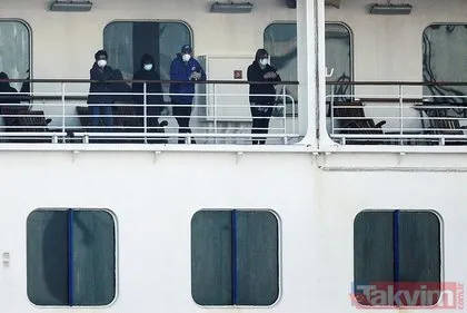 Koronavirüs nedeniyle karantinaya alınan cruise gemisinde 44 kişide daha virüs tespit edildi