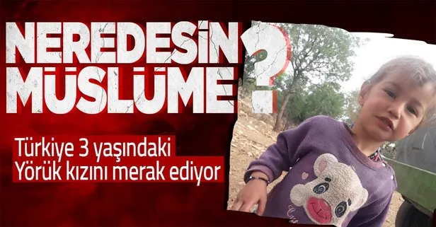 Mersin Gülnar’da 10 Kasım’da kayıp olan 3 yaşındaki Müslüme Yağal’ı arama çalışmaları 5. gününde