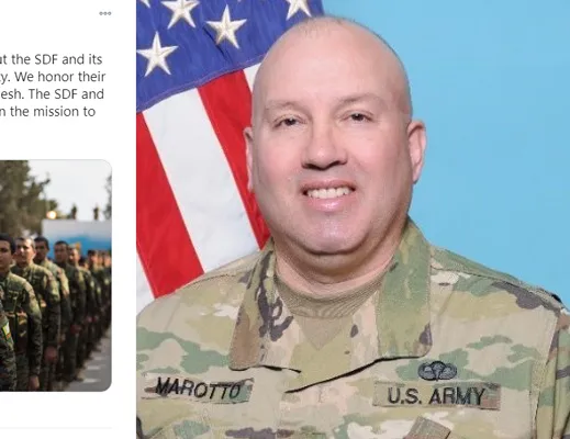 ABD’li komutan PKK’yı Twitter’dan övdü!