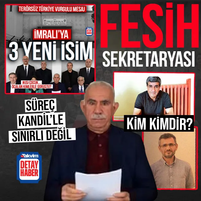 İmralıda fesih sekretaryası! Öcalanın yanına nakledilen 3 isim kim? PKKnın örgütsel dağılma süreci Kandille sınırlı değil