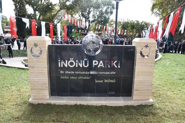 CHP İsmet İnönü’nün doğum gününde İnönü Parkı ve büstünü törenle açtı-4
