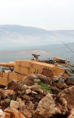 Türk tankları Burseya Dağı'na girdi