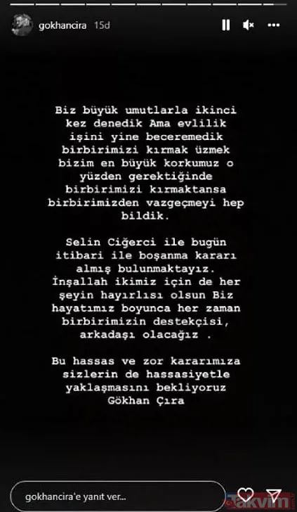 İkinci kez boşanan Selin Ciğerci Gökhan Çıra'nın kardeşinin düğününde ortaya çıktı! O görüntü olay oldu: "Kabak tadı verdiler artık" - 18