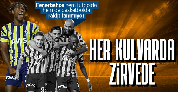 Her kulvarda zirvede! Fenerbahçe erkek futbol ve basketbol takımları rakip tanımıyor