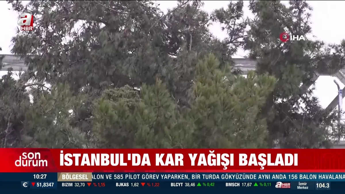 Son dakika: İstanbul'da kar yağışı başladı!