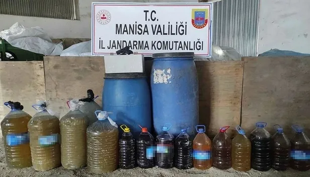Manisa'da sahte içki yapanlara operasyon! 360 litre sahte içki ele geçirildi-1