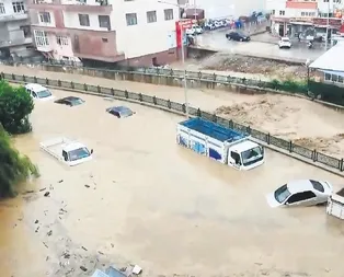 Düzcede sel felaketi!