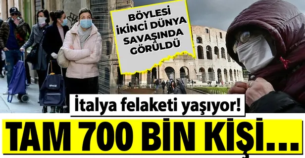 En son 2. Dünya Savaşı'nda böylesi yaşandı! İtalya'da ürküten koronavirüs verileri: Ölü sayısı 700 bini aşacak