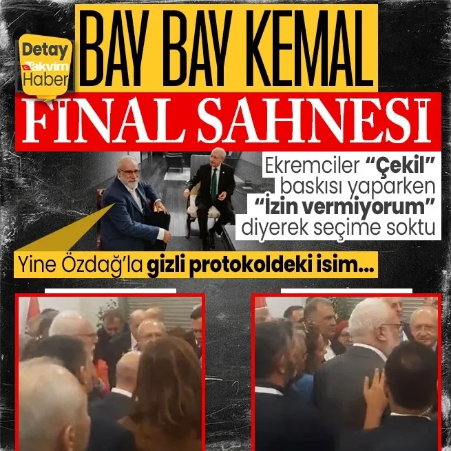 Kemal Kılıçdaroğluna adaylıktan çekilme baskısının görüntüleri ortaya çıktı! Yine İmambakır Üküş...