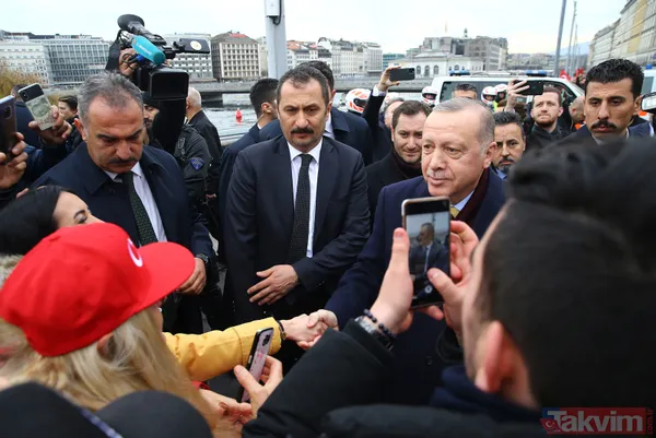 Başkan Erdoğan İsviçre'de sevgi gösterisiyle karşılandı: Avrupa kurban olsun sana! - 19