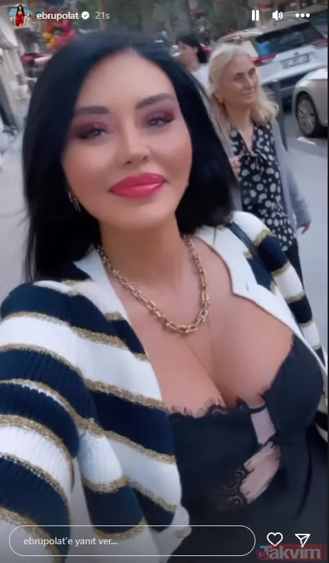 Frikik vermemek için bu kez kendi sansürledi! Ebru Polat'tan araç içinde olay poz! - 3