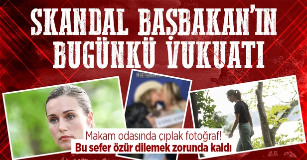 Finlandiya Başbakanı Sanna Marin'in vukuatları bitmiyor: Makam odasında çekilen skandal fotoğraf ortaya çıktı