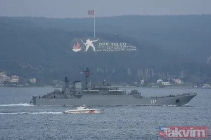 Rus savaş gemileri Karadeniz’e doğru yolda! Çanakkale Boğazı’nı çıktılar