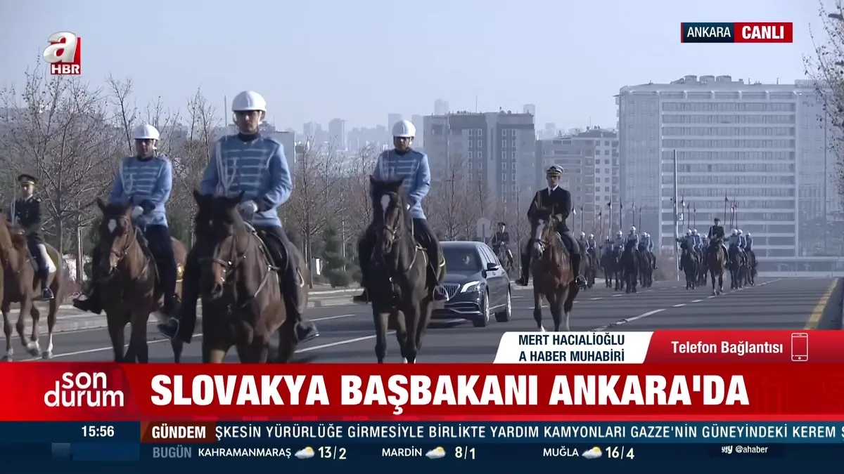 Slovakya Başbakanı Robert Fico Ankara'da!