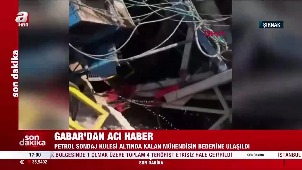 Şırnak’ta Gabar Dağı petrol sahasında sondaj kulesi devrildi: 1 işçi hayatını kaybetti