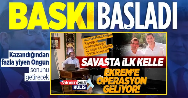 CHP'de 'Murat Ongun' krizi! Ekrem İmamoğlu direniyor...