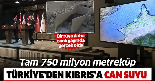 Son dakika: Başkan Erdoğan’dan KKTC’ye Su Temini Töreni’nde önemli açıklamalar