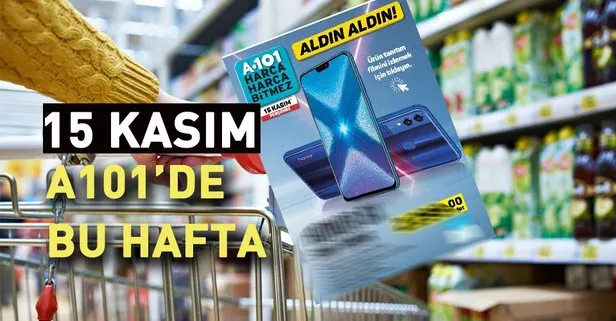 15 Kasım katalog! A101’de bu hafta Honor 8X cep telefonu dikkat çekiyor! Fiyatı ne kadar?