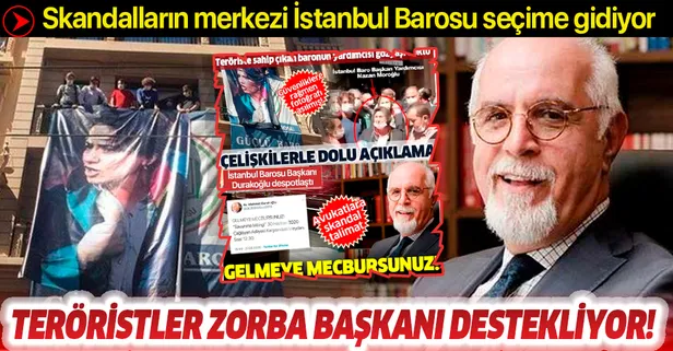 Skandalların merkezi İstanbul Barosu seçime gidiyor: DHKP-C'den Mehmet Durakoğlu’na destek