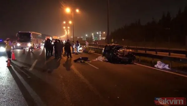 TEM'de bir ailenin yok olduğu kazada kahreden detaylar! Geriye sadece nikah karesi kaldı... | Vahim iddia: "Otobüs otoyolda indirdi" - 23