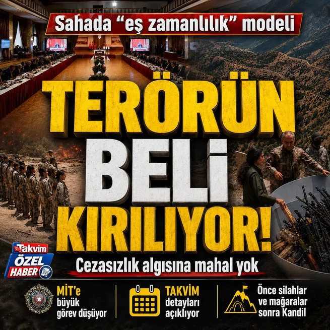 PKKnın tasfiyesini hızlandıracak sürece girildi! Sahada Eş zamanlılık modeli | Önce silahlar ve mağaralar sonra Kandil