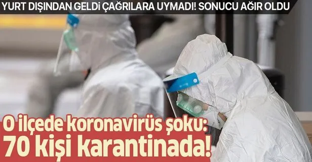 Yurt dışından geldiğini sakladı koronavirüsten hayatını kaybetti! O ilçede şok: 70 kişi karantinada