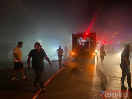 SON DAKİKA: Avcılar’da geri dönüşüm tesisinde yangın