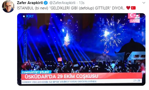Zafer Arapkirli'den Cumhuriyet Bayramı'nda skandal paylaşım!-2