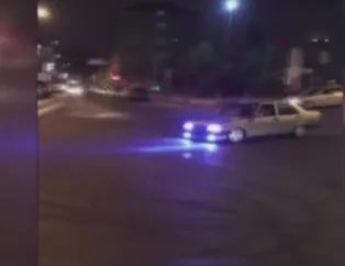 Asker konvoyunda drift terörü