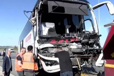 THY personelini taşıyan servis aracında can pazarı!