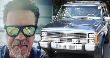 Beyazıt Öztürk eski bir cip içinde görüntülendi! 51 yaşındaki Beyazın arabası...