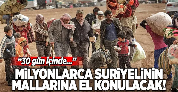 Esed, yerinden ettiği milyonların mallarına el koymaya hazırlanıyor