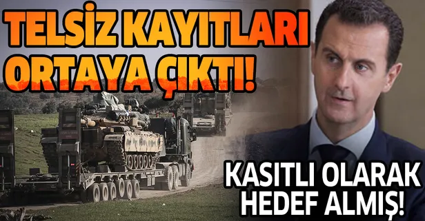 Son dakika: The Telegraph telsiz konuşmalarını yayınladı! Esed rejimi kasıtlı olarak saldırmış