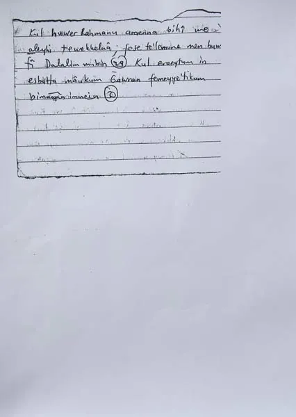 Tutuklu binbaşının üzerinde gizemli not-4
