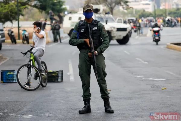 Venezuela'da darbe girişimi! İşte ilk görüntüler... - 1