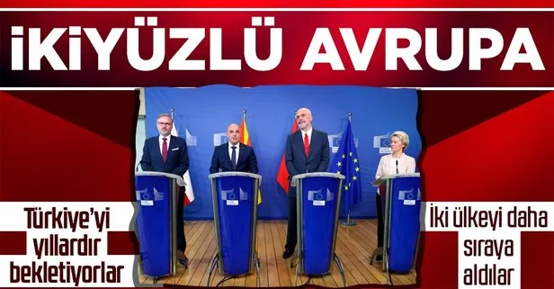 İki yüzlü Avrupa Birliği Arnavutluk ve Kuzey Makedonya’ya kapıları açtı